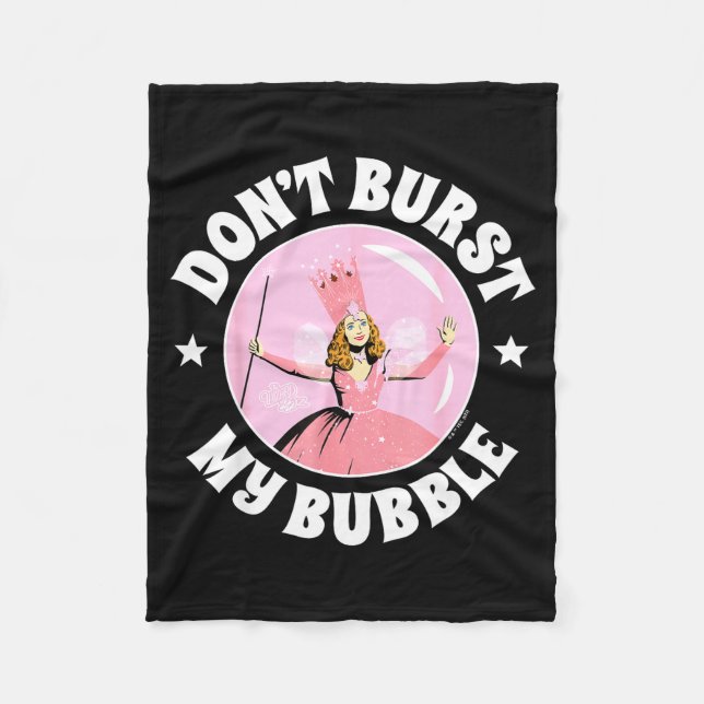 The Wizard Of Oz - Don't Burst My Bubble  Fleecefilt (Framsidan)