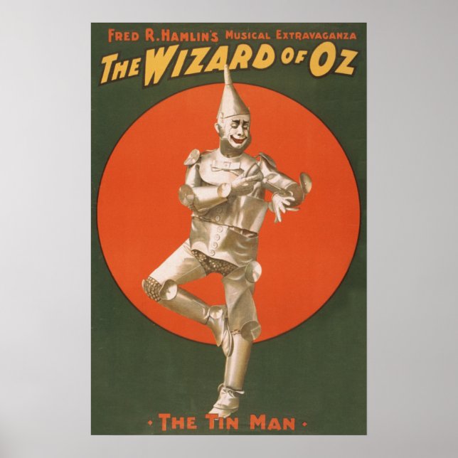 The Wizard of Oz Musical - The Tin Man Poster (Framsidan)