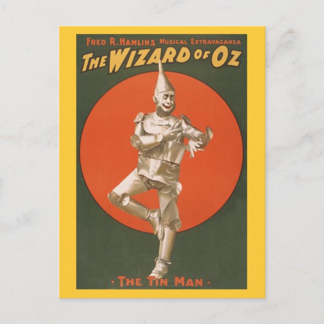 The Wizard of Oz Musical - The Tin Man Vykort (Framsida)