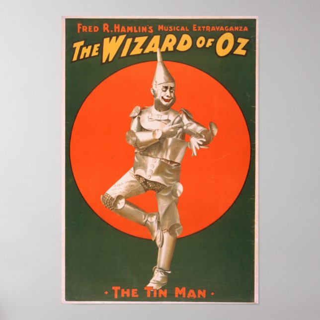 "The Wizard of Oz" Musical Theater Poster #2 (Framsidan)