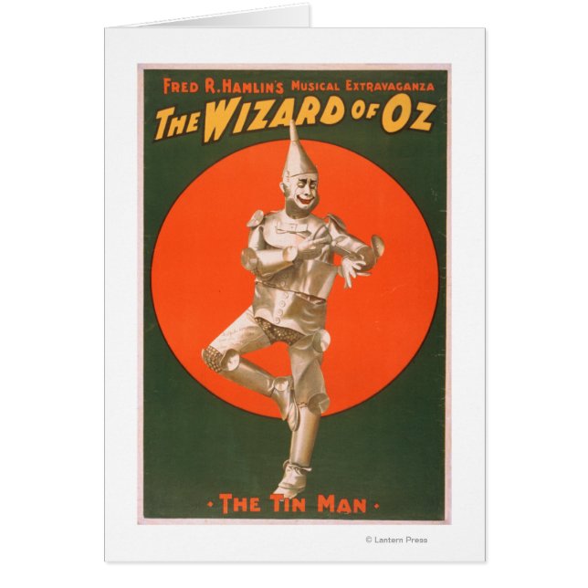 "The Wizard of Oz" Musical Theater Poster #2 Hälsningskort (Framsidan)