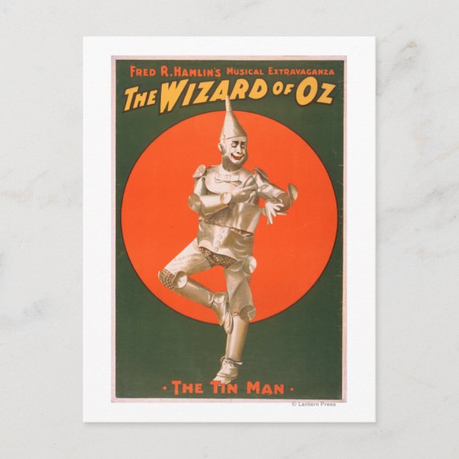 "The Wizard of Oz" Musical Theater Poster #2 Vykort (Framsida)