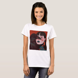 The woman and the crow t shirt