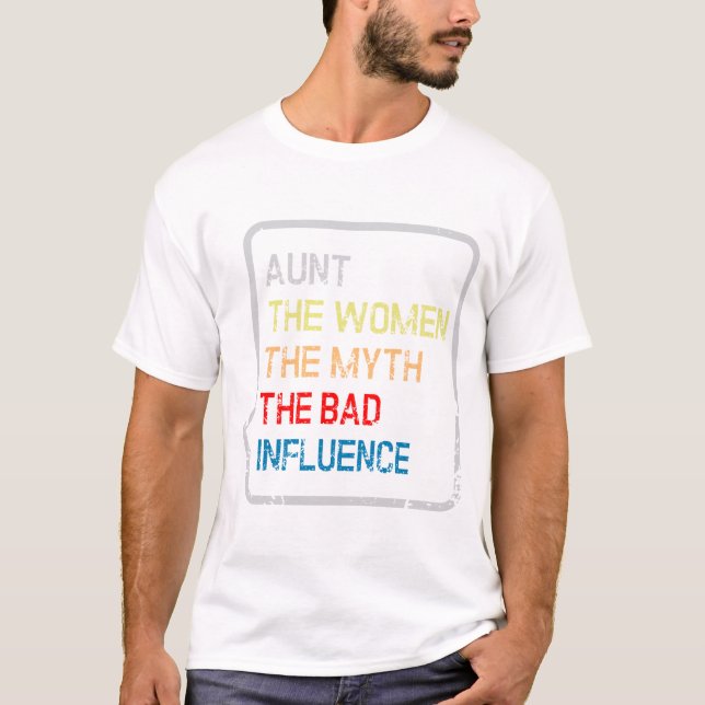 The women the myth the bad influence, t shirt (Framsida)