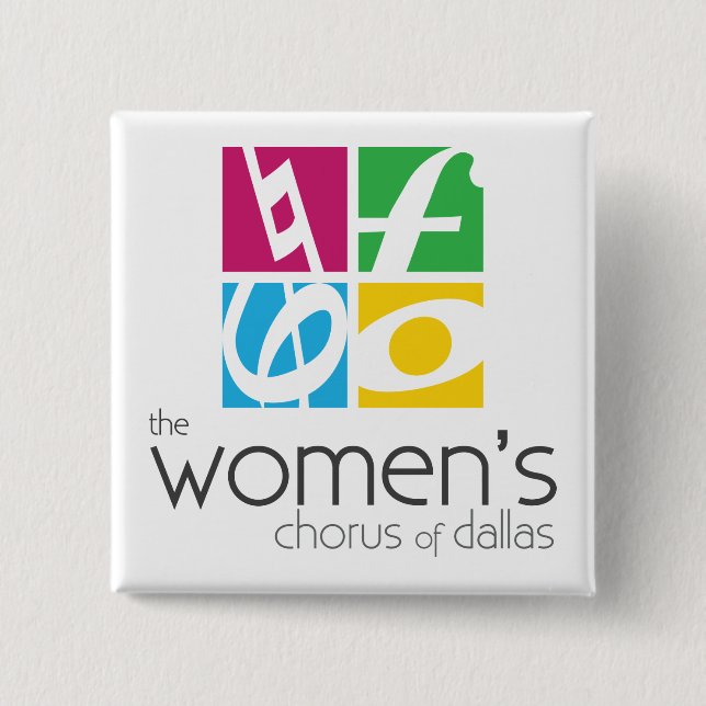 The Women's Chorus of Dallas logotyp Knapp (Framsida)