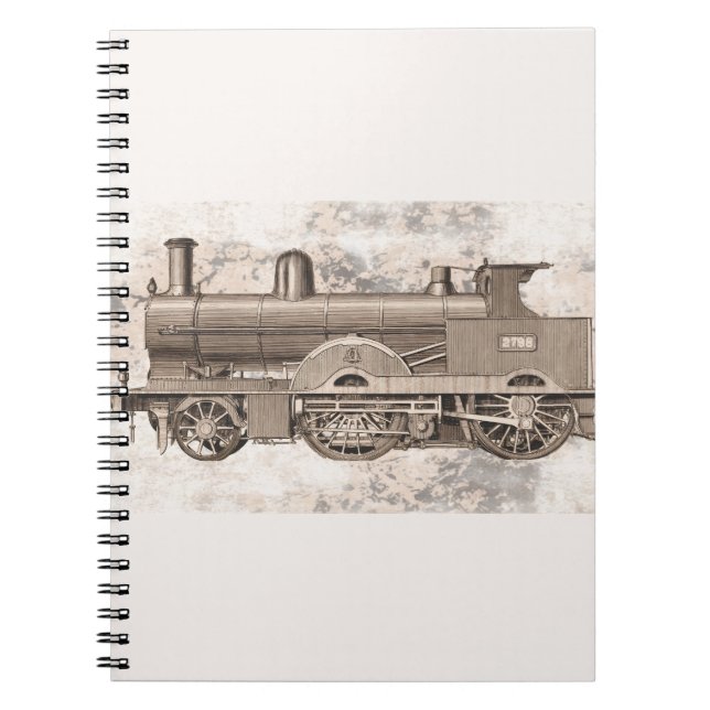 The wonderful age of steam locomotion anteckningsbok (Framsidan)