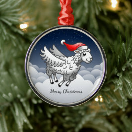 The Wonderful Christmas Lamb Julgransprydnad Metall