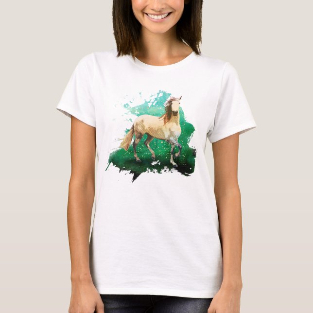 The wonderful horse Basic T-Shirt (Framsida)