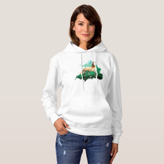 The wonderful horse Hoodie T Shirt (Hel framsida)