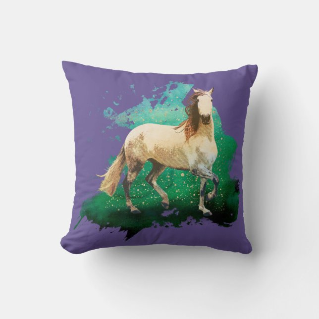 The wonderful horse Kissen Ultra Violet Kudde (Framsida)