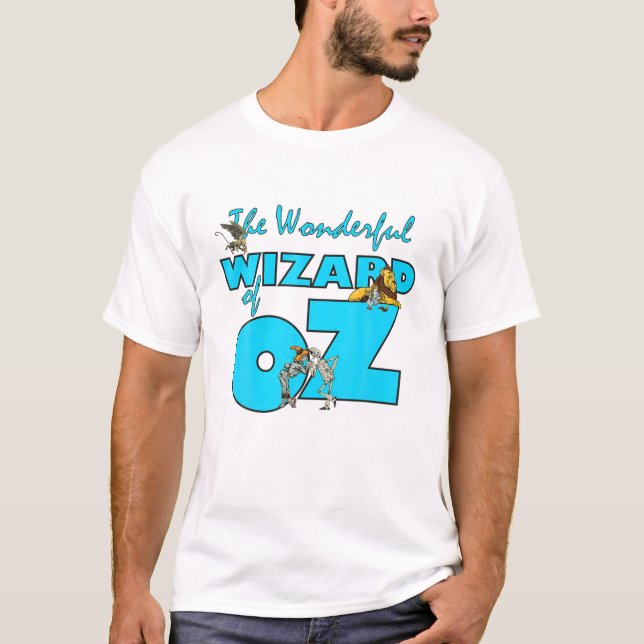 The Wonderful Wizard Of OZ Dorothy Tinman Cowardly T Shirt (Framsida)