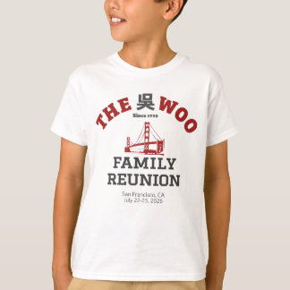 The Woo Family Reunion Barn T Shirt