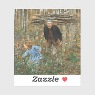 The Wood Gatherer - Jules Bastien-Lepage, 1881 Klistermärken