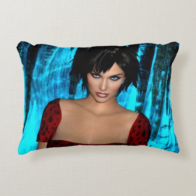 The World Behind the Eyes accent cushion Prydnadskudde (Framsidan)