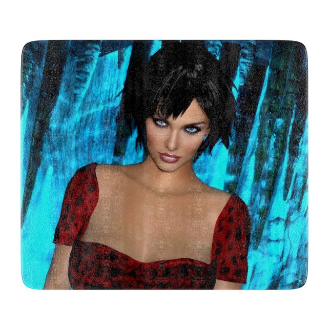 The World Behind the Eyes cutting board (Framsidan)