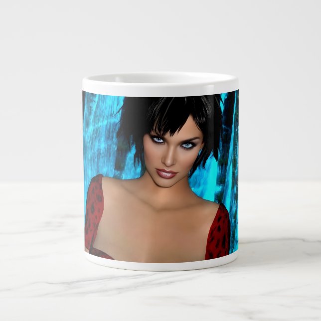 The World Behind the Eyes specialmugg Jumbo Mugg (Framsidan)