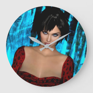The World Behind the Eyes wall clock Stor Klocka