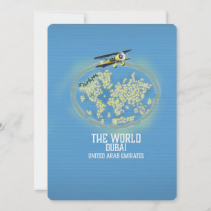 The World Dubai Förenade Arabemiraten karta