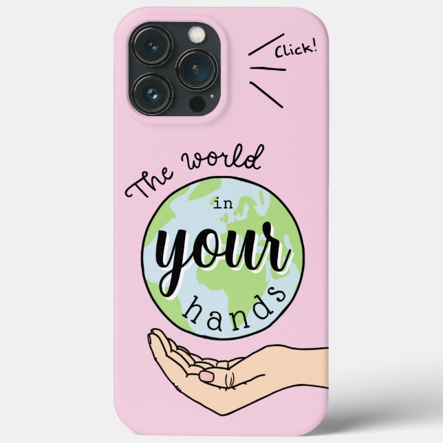 the world in your hands Case-Mate iPhone Hülle (Baksida)