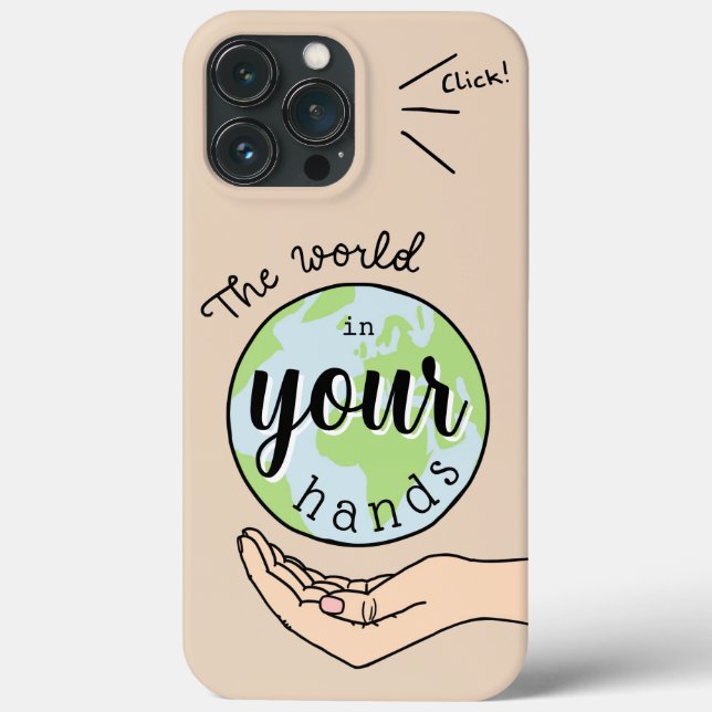 the world in your hands Case-Mate iPhone Hülle (Baksida)