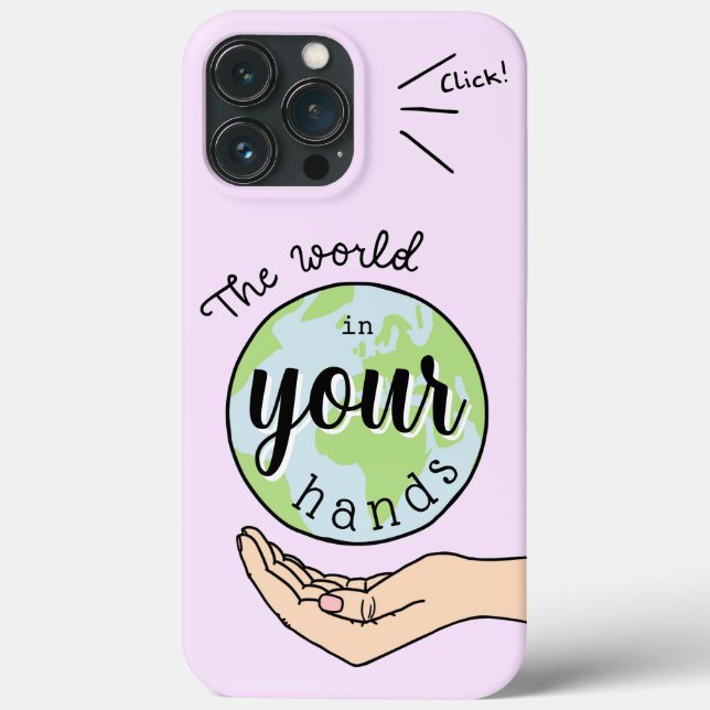 the world in your hands Case-Mate iPhone Hülle (Baksida)
