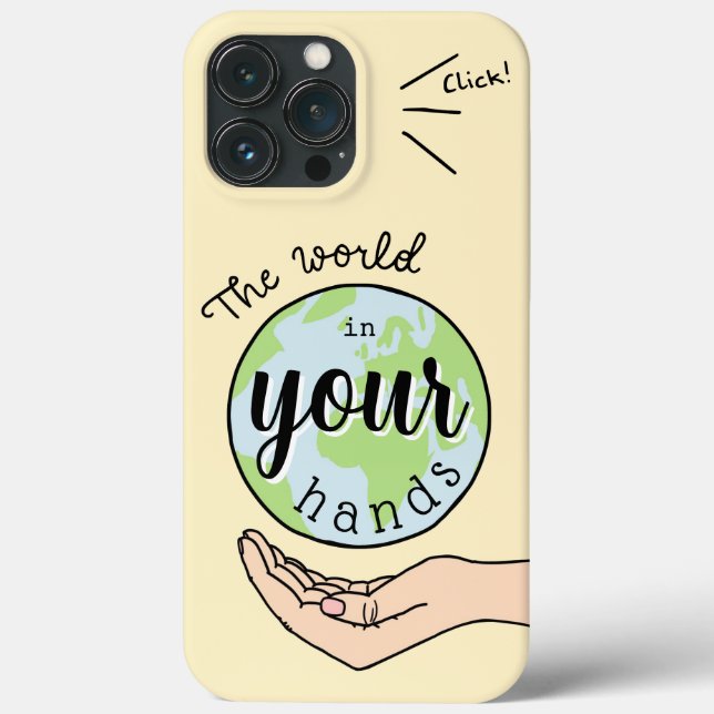 the world in your hands Case-Mate iPhone Hülle (Baksida)