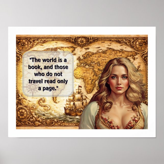 The world is a book poster (Framsidan)