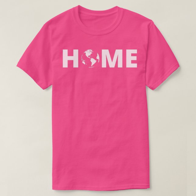 The World Is My Home T Shirt (Design framsida)