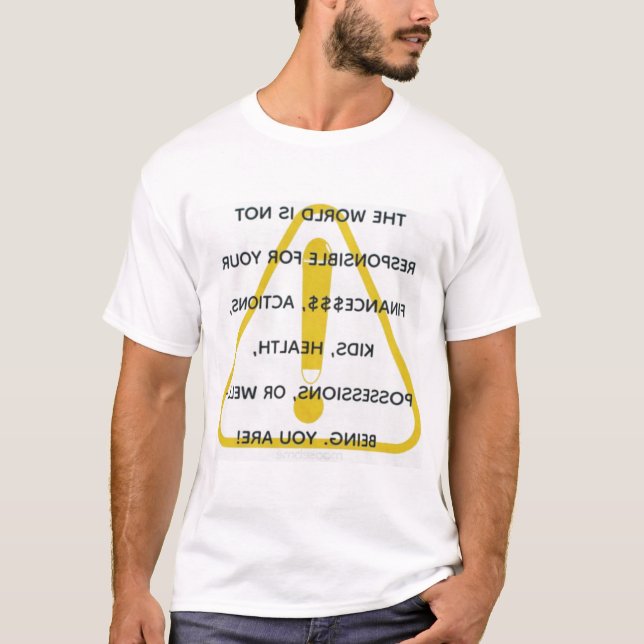 The World IS NOT! Reflection T Shirt (Framsida)