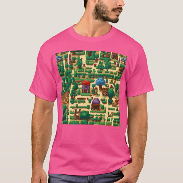 The world of classic video games family funny t shirt (Framsida)