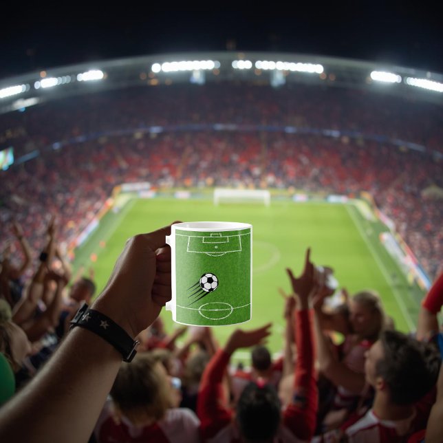 The World of Football Personalized Mug Kaffemugg (Skapare uppladdad)