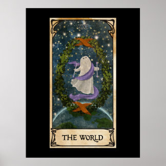 The World Tarot Card Poster