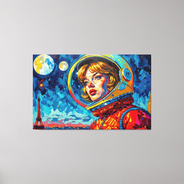 THE WORLD WE DISCOVERED PARIS CANVASTRYCK (Framsida)