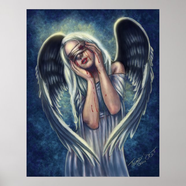 The Wounded Angel Canvas Print Poster (Framsidan)