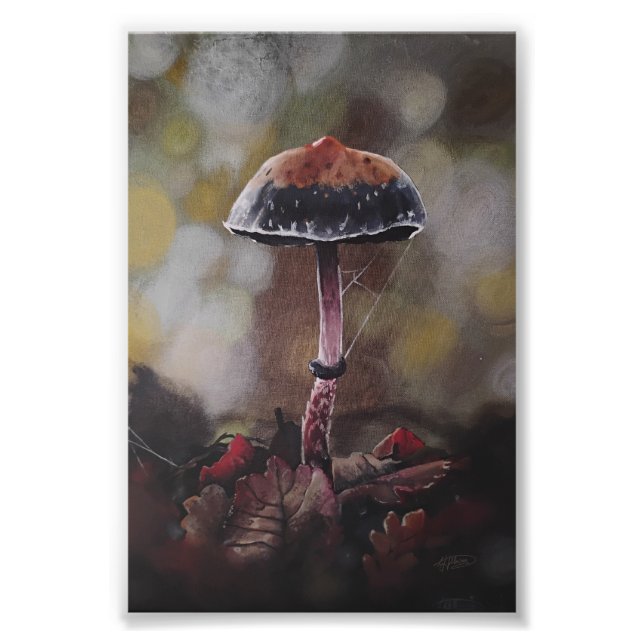 The Wounded Mushroom Mini Fototryck (Framsidan)