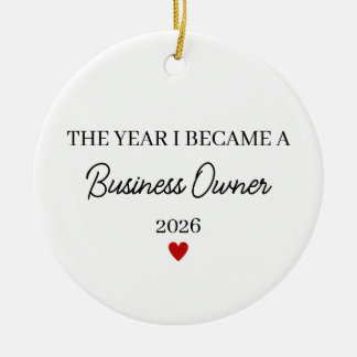 The Year I Became a Business Owner Julgransprydnad Keramik