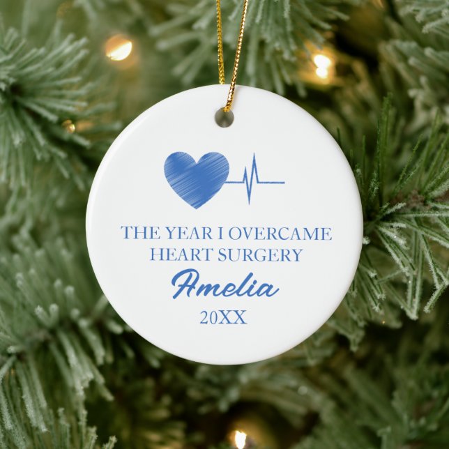 THE YEAR I OVERCAME HEART SURGERY JULGRANSPRYDNAD KERAMIK (Träd)