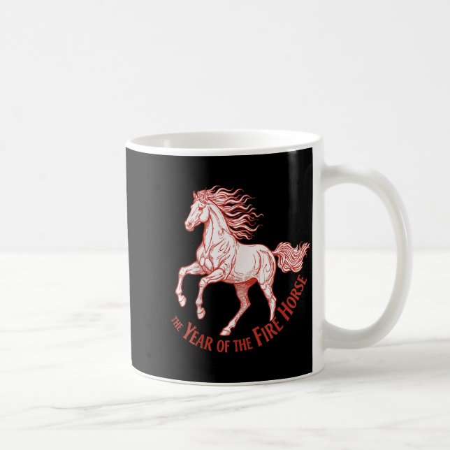 The Year Of The Fire Horse 2026 Celebration  Kaffemugg (Höger)