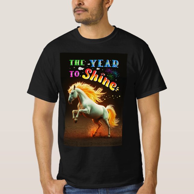 The Year To Shine T Shirt (Framsida)