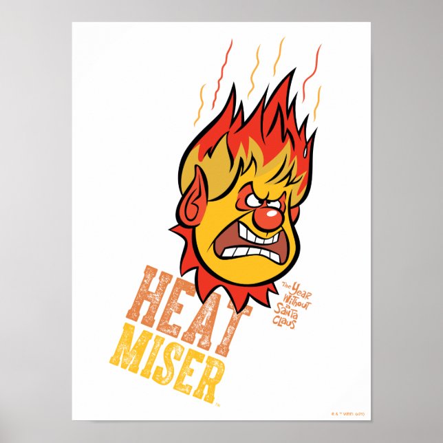 THE YEAR WITHOUT A SANTA CLAUS™ Heat Miser Fuming Poster (Framsidan)