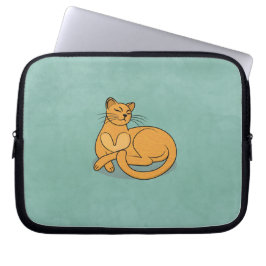 The Yellow Cat Laptop Fodral
