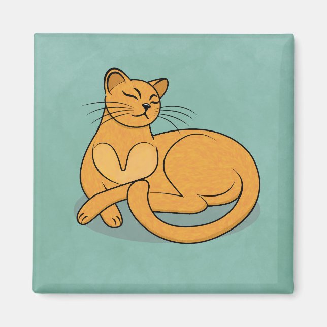 The Yellow Cat Magnet (Framsidan)