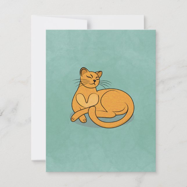 The Yellow Cat OSA Kort (Framsida)