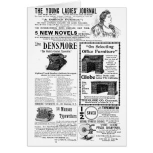 The Young Ladies' Journal Hälsningskort