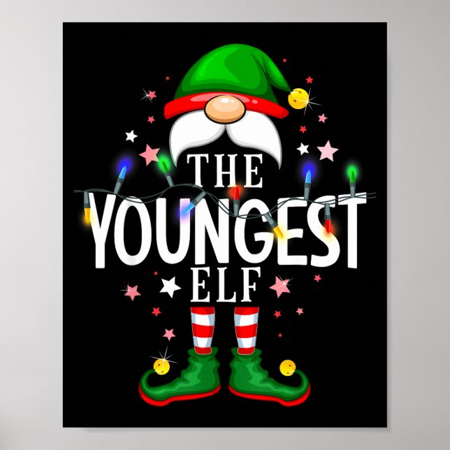 The Youngest Elf Christmas Family Pajama Party  Poster (Framsidan)