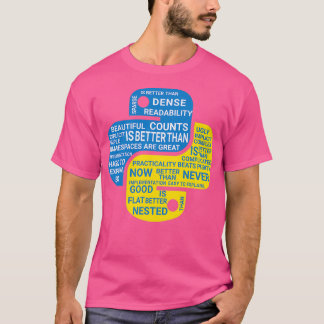 The Zen Of Python Programmers T Shirt
