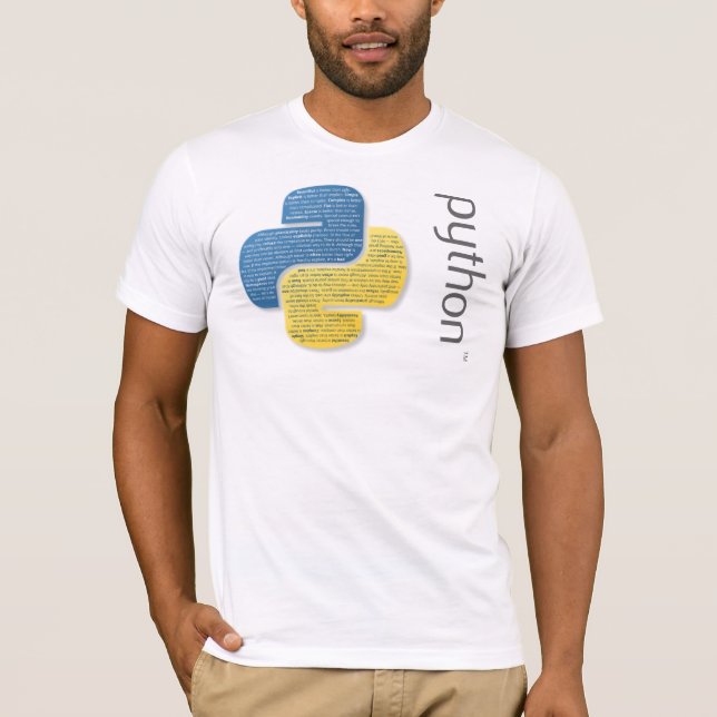 The Zen of Python T-shirt (Framsida)