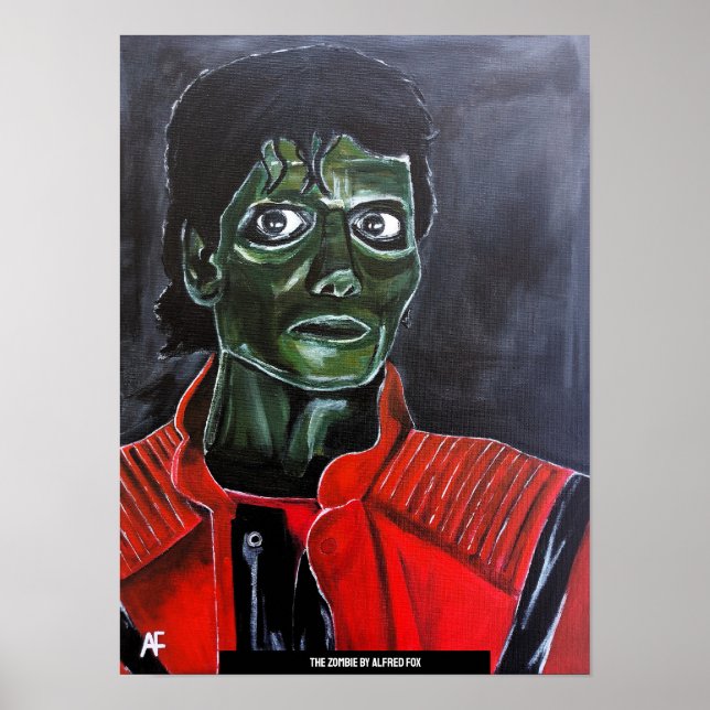 The Zombie Painting by Alfred Fox Poster (Framsidan)
