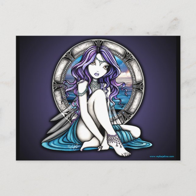 Thea Vatten Fairy Nymph vykort (Framsida)