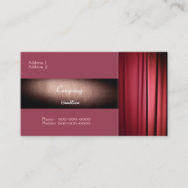 Theater Affärskort Visitkort